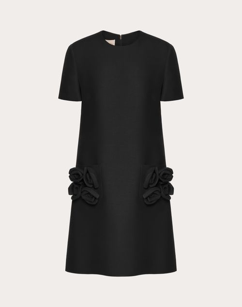 Valentino - Crepe Couture Short Dress - Black - Woman - Woman Ready To Wear Sale