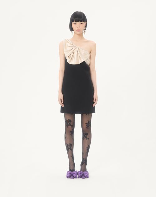 Valentino - Crepe Couture Short Dress - Black - Woman - Ready To Wear