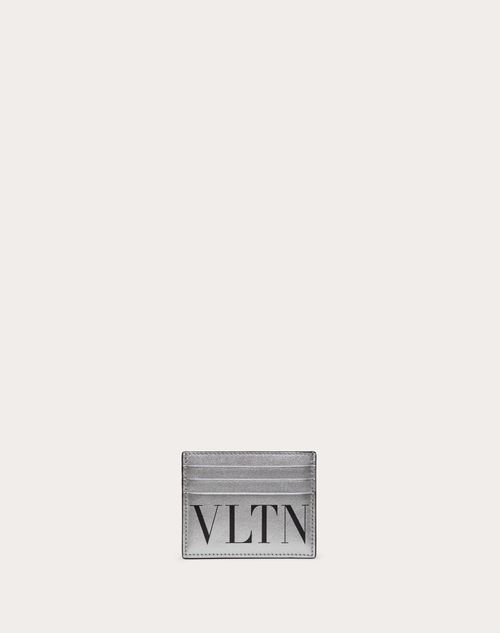 Valentino Garavani - Vltn Cardholder - Silver - Man - Man Bags & Accessories Sale