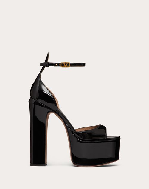 Patent leather platform heels best sale