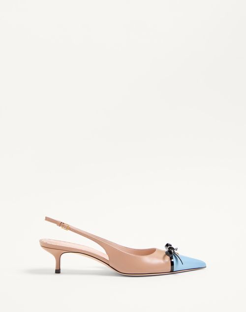 Valentino Garavani - Bepointy Slingback Pumps In Kidskin 45mm - Rose Cannelle - Woman - Pumps
