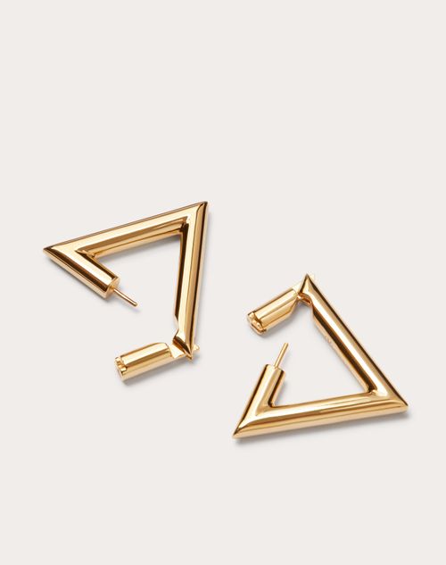 Gold deals v earrings