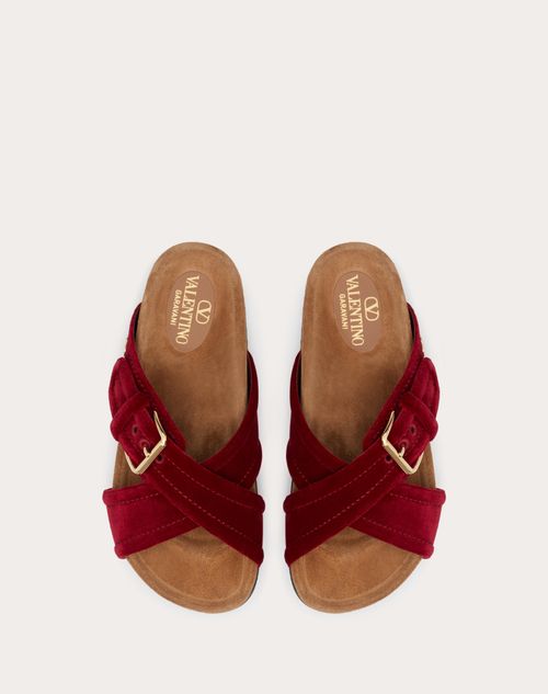 Valentino discount velvet sandals