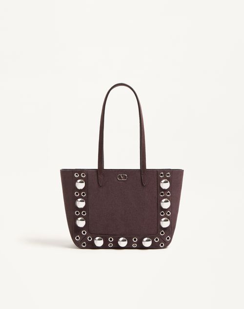 Garavani Nellcôte Mini Suede Shopping Bag — WB0R89JET_0TO