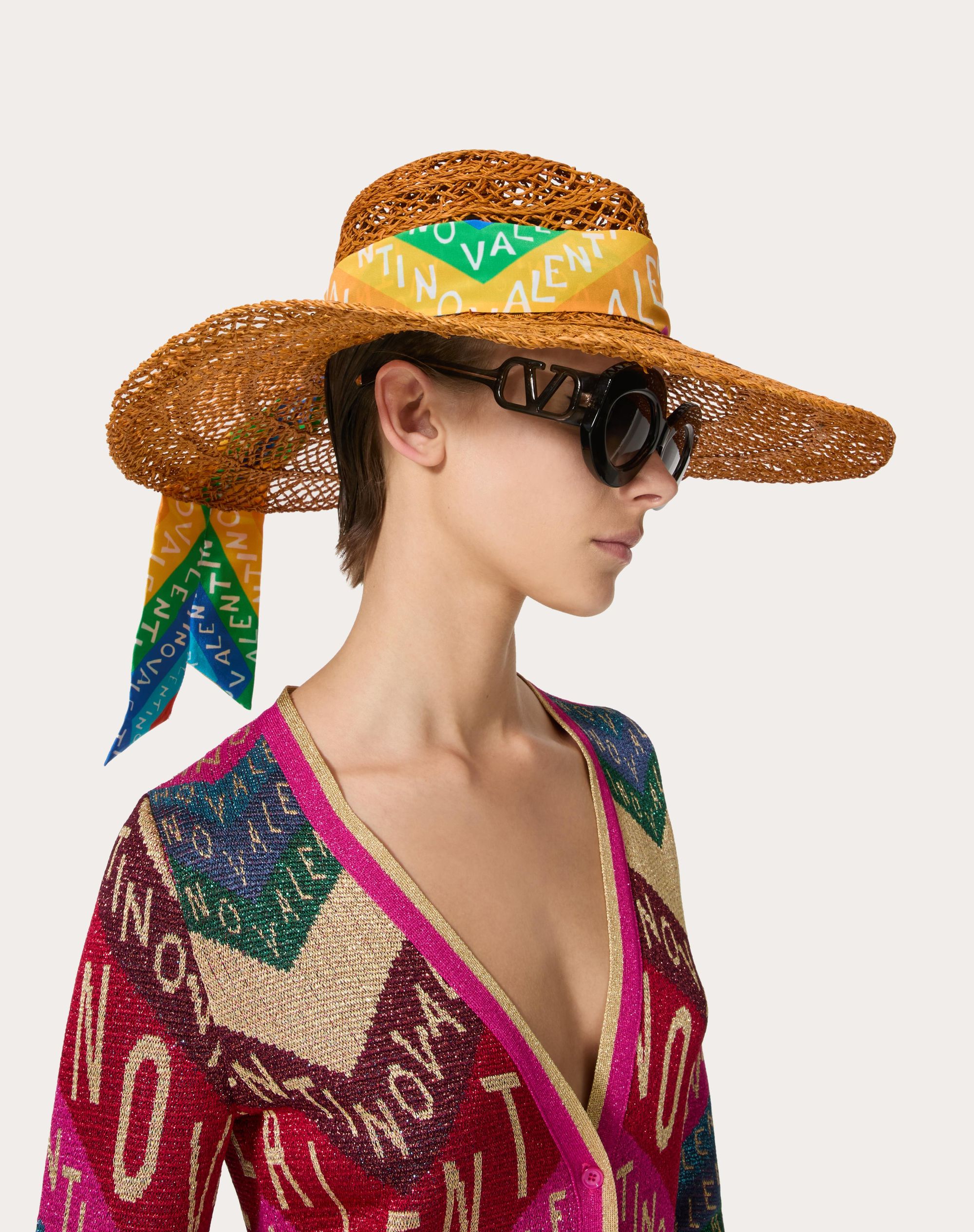 ESCAPE WIDE BRIM STRAW HAT WITH SILK BANDEAU SCARF?quality=80&size=35&format=auto