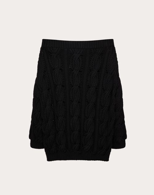 Valentino - Wool Jumper - Black - Woman - Knitwear