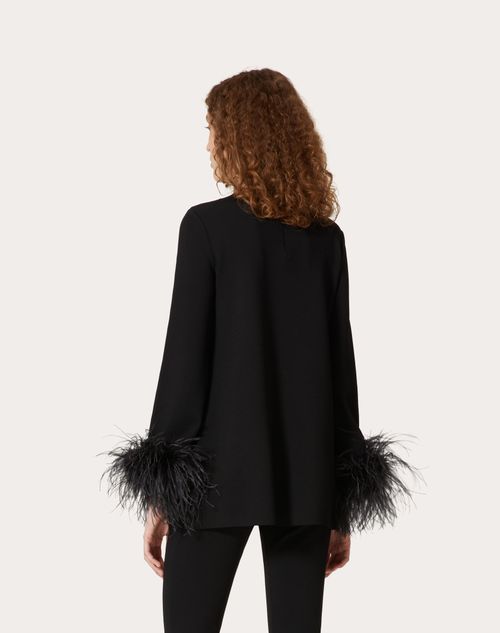 Black feather outlet sweater