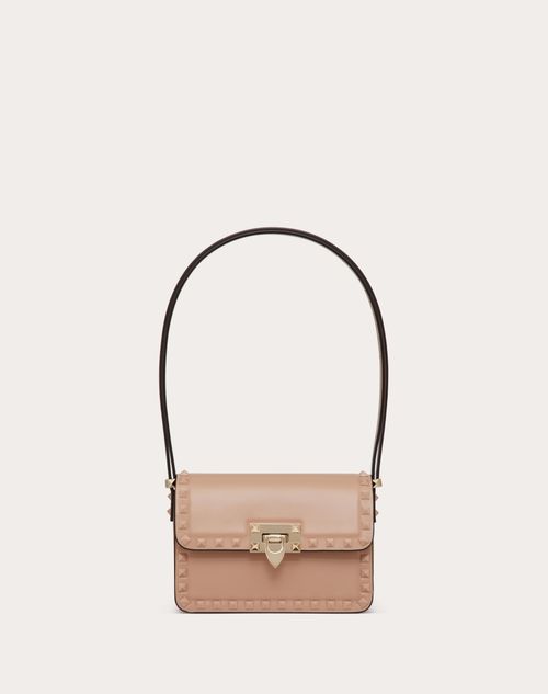 Valentino Garavani - Small Rockstud23 Smooth Calfskin Shoulder Bag - Rose Cannelle - Woman - Woman Bags & Accessories Sale