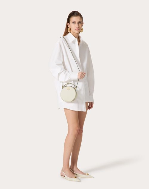 Valentino Garavani - Vlogo Signature Calfskin Mini Bag - Ivory - Woman - Valentino Garavani Vlogo Signature