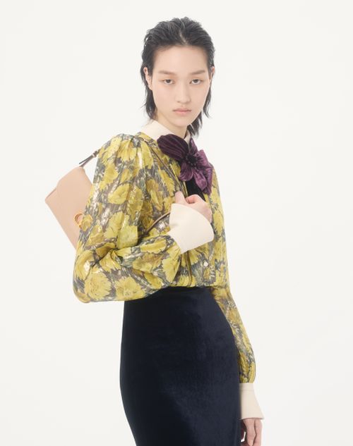 Valentino - Lurex Shirt With Après L'hiver Poppies Print - Multicolour - Woman - Shirts & Tops