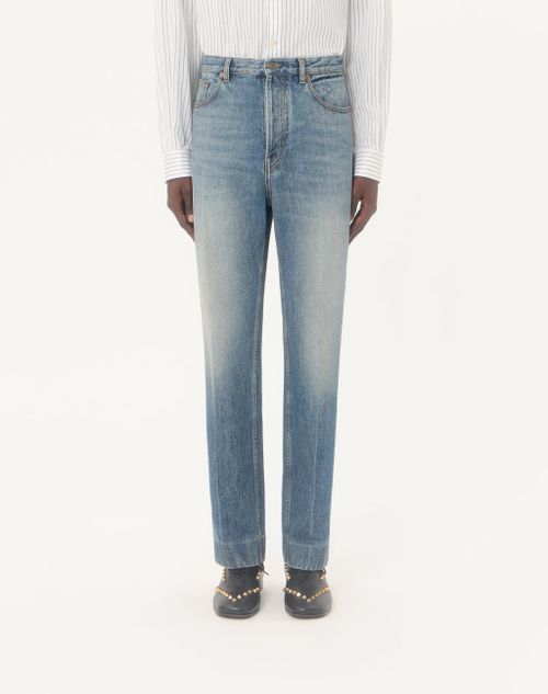 Valentino - Pantalone Valentino In Denim A Cinque Tasche - Denim - Uomo - Denim