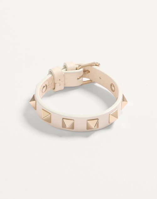 Rockstud Bracelet for Woman in Black | Valentino US