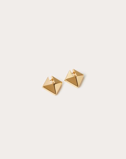 Valentino Garavani - Rockstud Metal Earrings - Gold - Woman - Jewellery