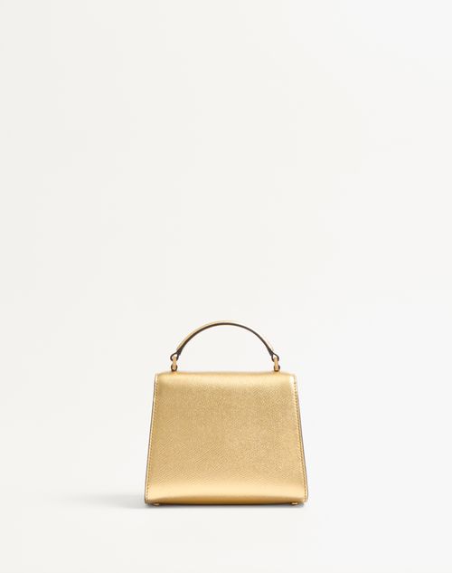 Valentino Garavani Vsling Mini Handbag In Laminated Grainy Valentino Garavani Vsling Mini Handbag In Laminated Grainy