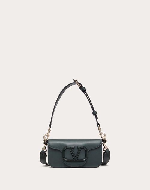 Valentino Garavani - Mini Locò Crossbody Calfskin Bag - Mountain View - Man - Shoulder Bags