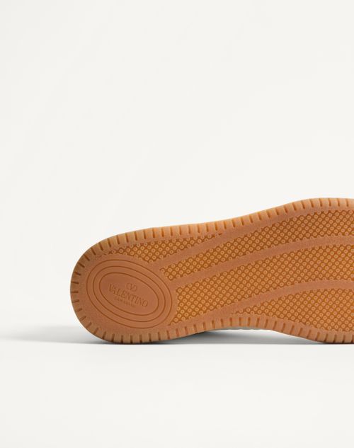 Valentino Garavani - Sparry Trainer In Split Leather And Nappa - White - Man - Sneakers