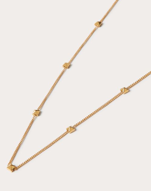 Valentino Garavani - Rockstud Necklace In Metal - Gold - Woman - Jewelry
