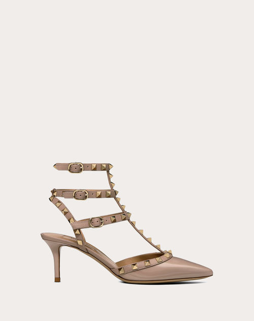 Valentino Garavani - Décolleté Rockstud Con Cinturini 65mm - Poudre - Donna - Décolleté