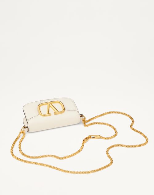 LOCÒ MICRO BAG IN CALFSKIN LEATHER WITH CHAIN