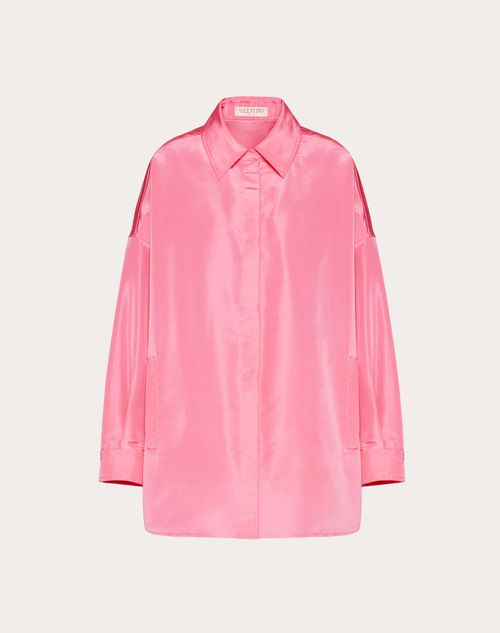 Valentino - 파유 피 코트 - 핑크 - 여성 - 코트 / 아우터웨어
