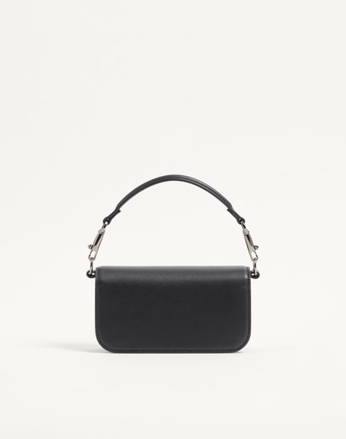 Valentino Garavani - Valentino Garavani Locò Small Shoulder Bag With Jewel Logo - Black - Woman - Shoulder Bags
