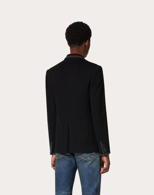 Valentino VLogo Signature patch padded jacket - Black