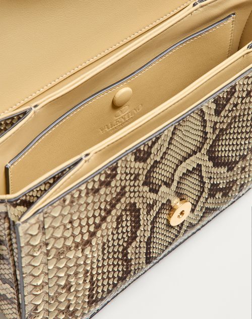 Valentino Garavani 9to5 Python Shoulder Bag for Woman in Valentino Garavani 9to5 Python Shoulder Bag for Woman in