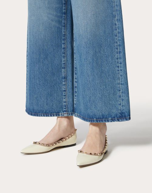 Valentino patent rockstud on sale flats