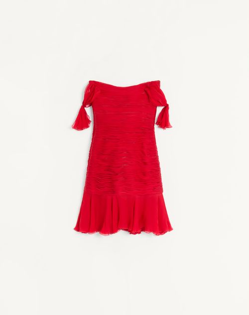 Valentino - Chiffon Short Dress - Paris - Woman - Dresses