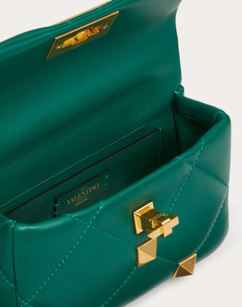 Online Exclusive Small Roman Stud The Shoulder Bag In Nappa With