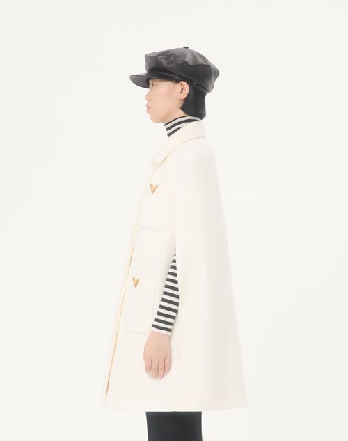 Valentino - Drill Double Cape - Ivory - Woman - Shelf 1 - Wrtw Ss26 Pre - W1