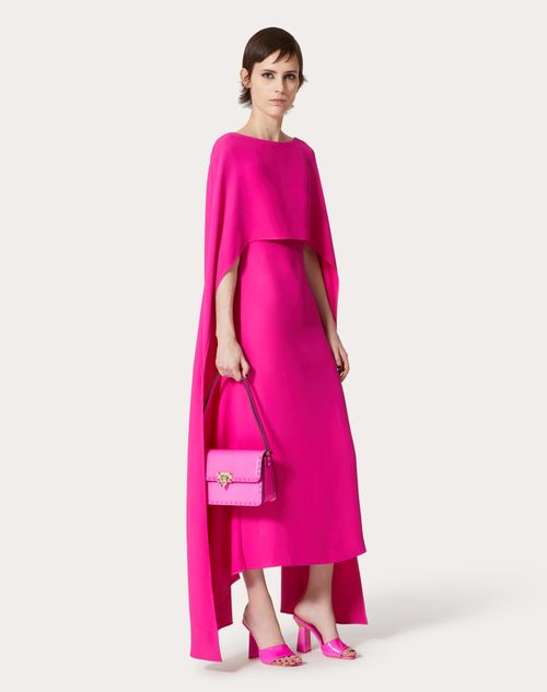 Valentino Garavani - Rockstud23 Smooth Calfskin Shoulder Bag - Pink Pp - Woman - Shoulder Bags