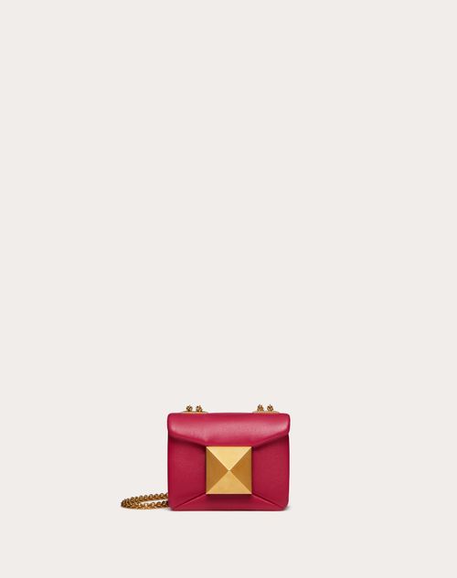 Valentino Garavani - One Stud Nappa Micro Bag With Chain - Blossom - Woman - Mini Bags