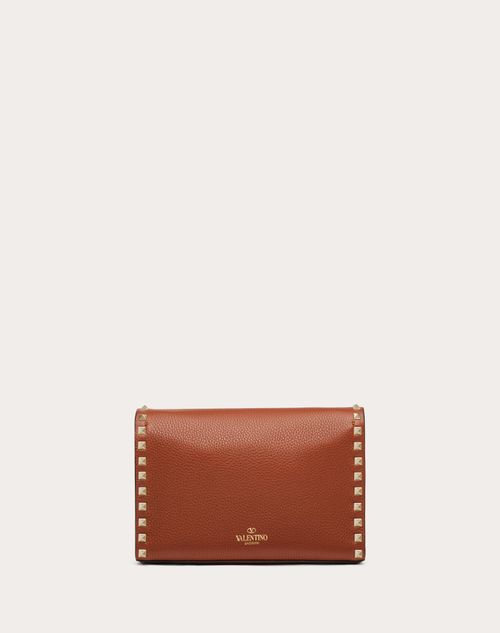 Valentino Poudre Grainy Leather VRING Chain Crossbody Bag Valentino