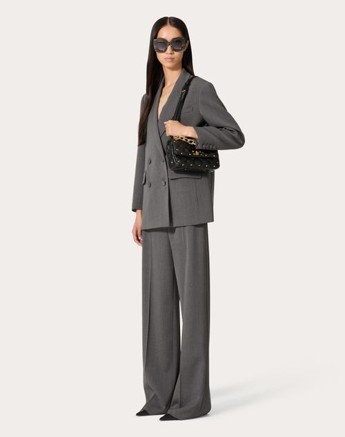 Valentino - Active Gabardine Pants - Grey - Woman - Pants And Shorts