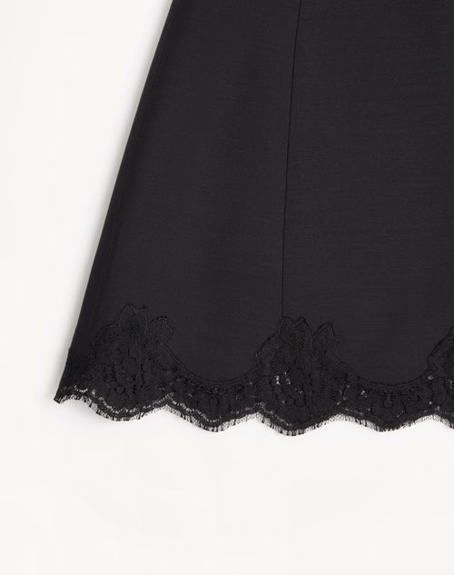 Valentino - Crepe Couture Short Dress - Black - Woman - Dresses