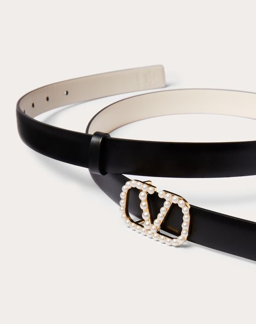 VALENTINO V RING 20MM REVERSIBLE BELT SELLERIA BLACK PARLOUR X SYDNEY –  Parlour X