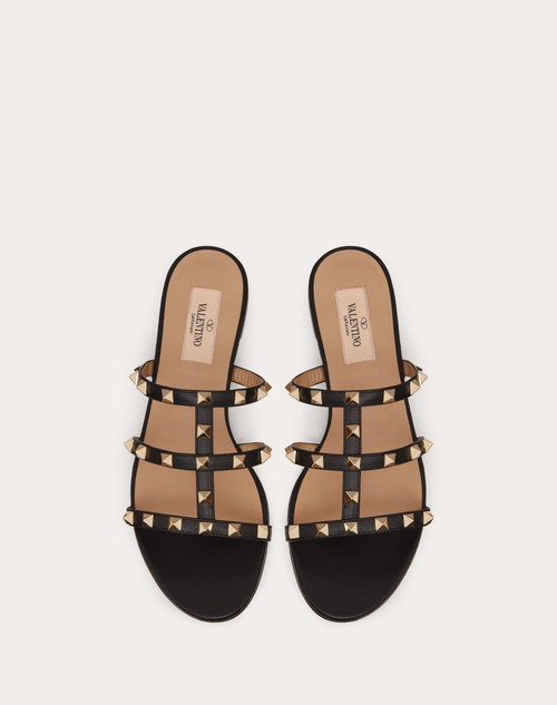 valentino rockstud caged flat sandals