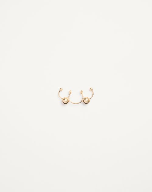 Valentino Garavani - Poetique Des Gouttes Metal Nose Ring - Gold - Man - Jewellery