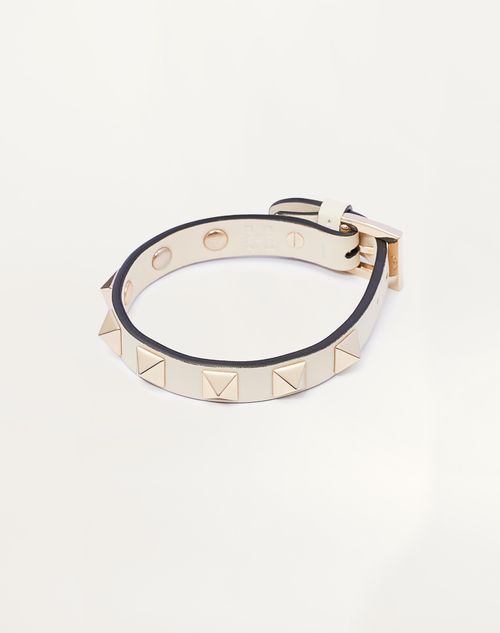 Rockstud Bracelet for Woman in Rouge Pur | Valentino US Rockstud Bracelet for Woman in Rouge Pur | Valentino US