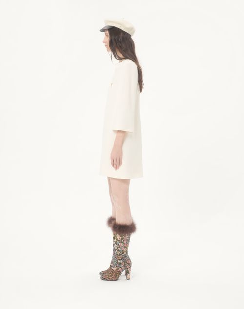 Valentino - Crepe Couture Short Dress - Ivory - Woman - Ready To Wear