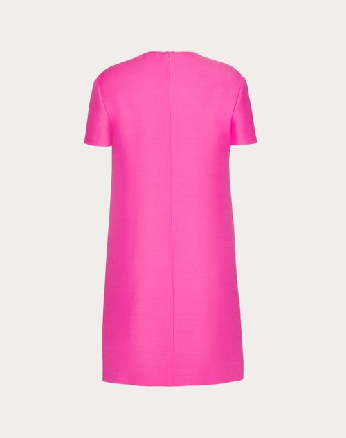 Valentino - Crepe Couture Short Dress - Pink Pp - Woman - Woman Ready To Wear Sale