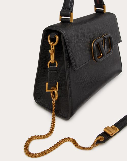 Valentino Small Vsling Grainy Calfskin Shoulder Bag