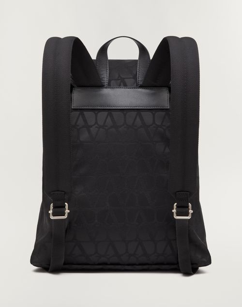 Valentino Polyamide Backpack - Black - Backpacks