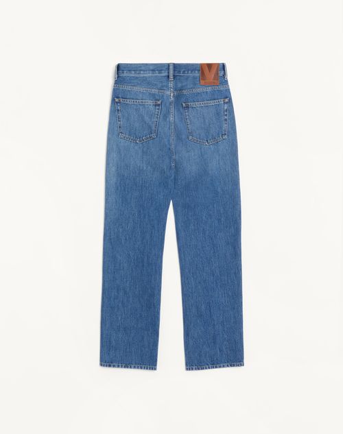 Valentino - Valentino Denim Pants - Blue - Man - Denim