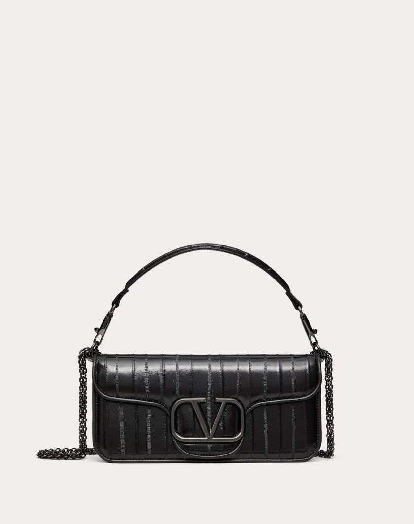 Valentino Handbags Borsa A Spalla Valentino Garavani Locò In Anguilla per Donna in Nero | Valentino IT