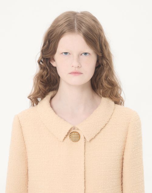 Valentino - Curly Wool Jacket - Birch - Woman - Jackets And Blazers
