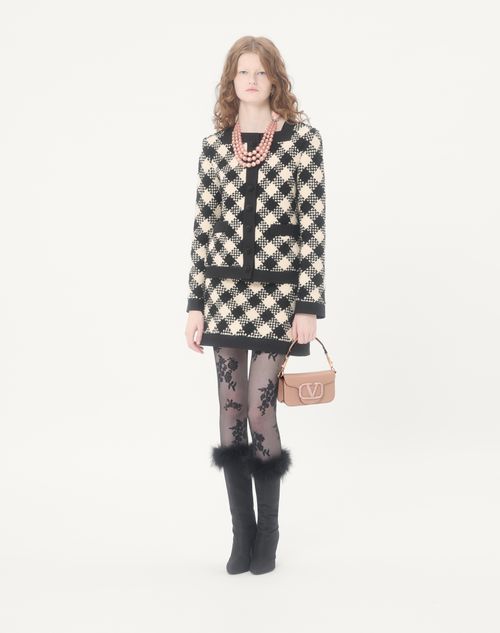 Valentino Garavani - Valentino Garavani Locò Small Shoulder Bag With Jewel Logo - Rose Cannelle - Woman - Shoulder Bags