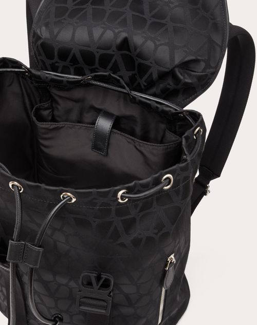 Valentino Garavani Black Iconographe Backpack