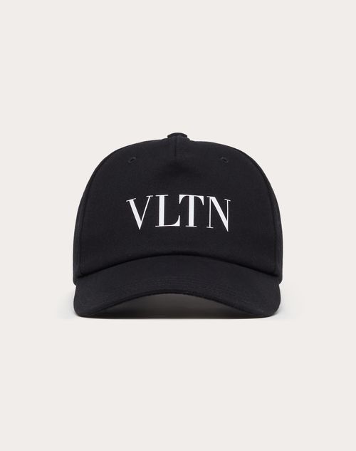 Valentino Garavani - Vltn Baseball Cap - Black/white - Man - Hats - M Accessories